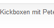 Kickboxen mit Peter ALBERT